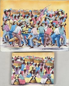 Blanc, Group Two Haitian Paintings