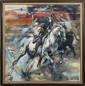 Fay Moore, O/C Bullfight In Portugal
