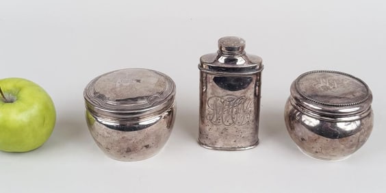 Group Three Sterling Vanity Accessories