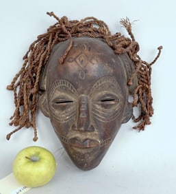 Vintage African Chokwe Mwana Pwo Mask