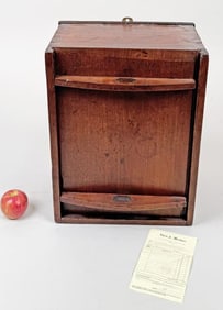 Large PA Walnut Market Butter Box