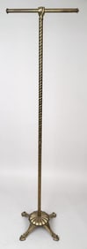 Ornate Vintage Store Display Brass Coat Rack
