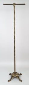 Ornate Vintage Store Display Brass Coat Rack
