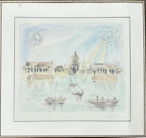 Dali, Color Etching "Venice" 101/300