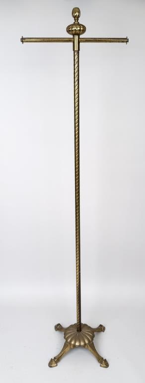 Ornate Vintage Store Display Brass Coat Rack (1 of 4)