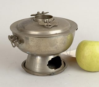 Antique Korean Brass Cooking Pot