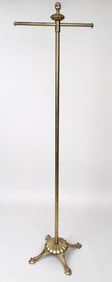 Ornate Vintage Store Display Brass Coat Rack