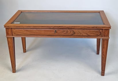 Custom Made Hardwood Knife Display Table