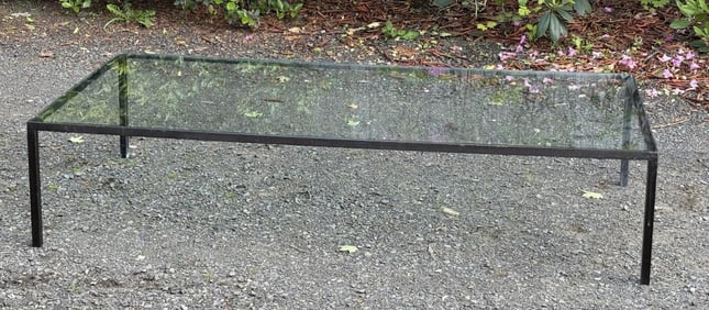 MCM Bronze & Glass Large Size Coffee Table