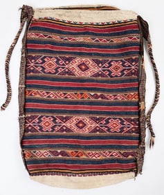 Turkish Nomadic Woven Chuval Storage Bag