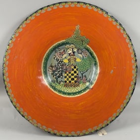 Wiinblad, Mixed Media Papier Mache Composition
