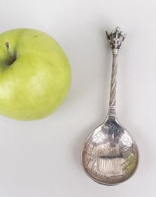 Danish Silver Baptismal/Christening Spoon