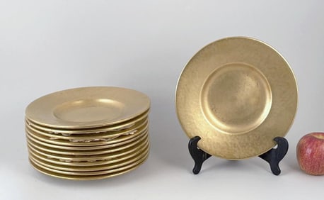 Set Twelve Jaques Molin Charolles Plates, 1970's