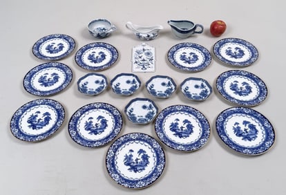 Eleven Royal Doulton Watteau Plates