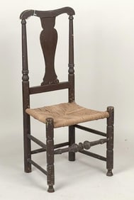 Queen Anne Painted Country Side Chair