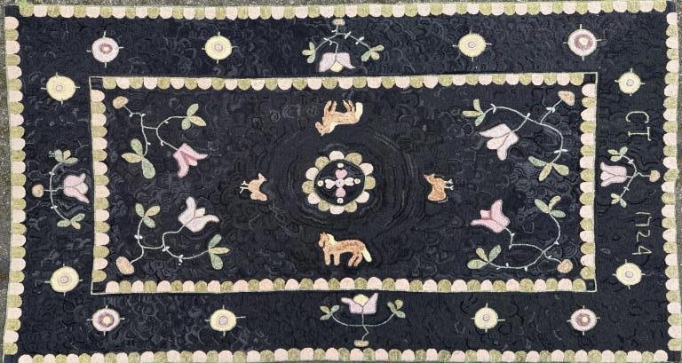 Jean Tynan, 1990 Adaptation 1724 Bed Rug Design (1 of 7)