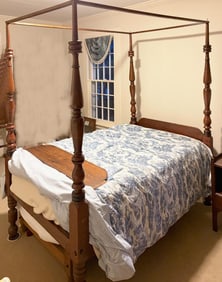 American Country Sheraton Cherry Four Post Bed