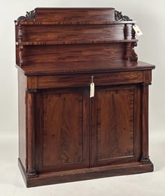 William IV Figured Mahogany Chiffonier