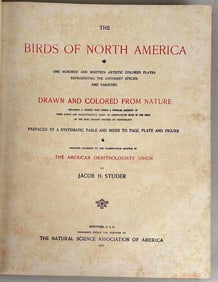 Jacob Studer, The Birds Of North America, 1903