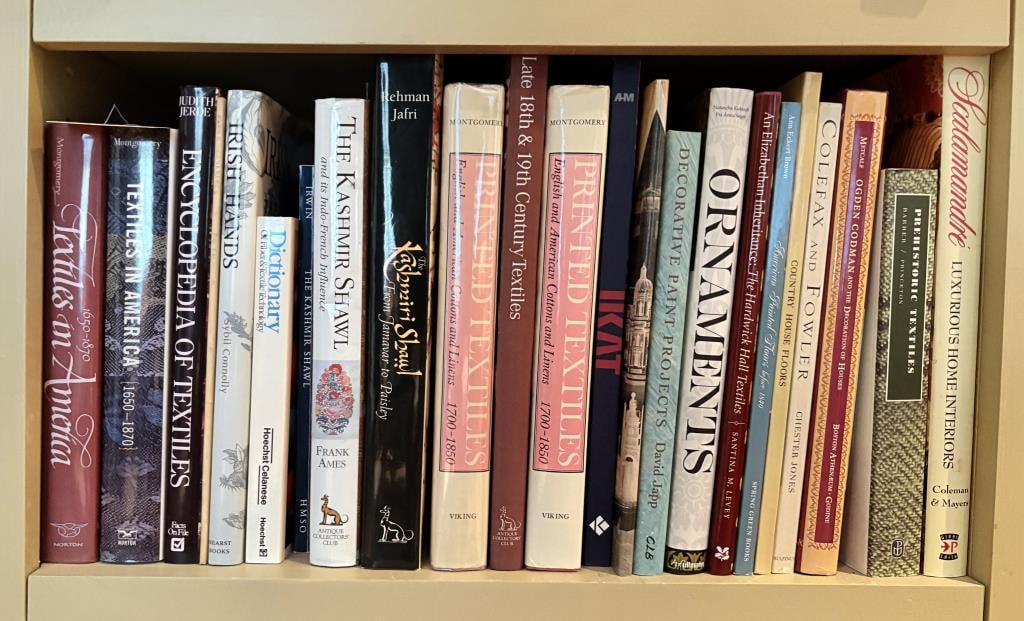 Group Twenty-Two Reference Books On Textiles (1 of 1)