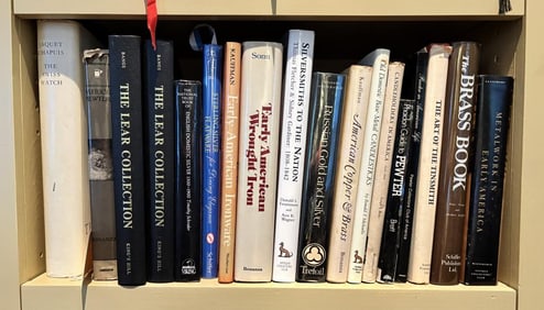Eighteen Reference Books On Silver & Metalwork