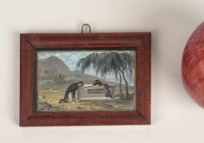 Miniature Painting on Copper, Napoleon's Tomb