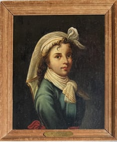 After Vigee-Le Brun, O/C Self Portrait