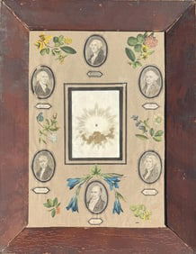 Folk Art Decoupage Presidential Memorial