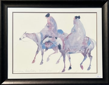 Grigg, Framed Native American Exhibition Poster