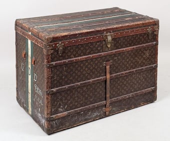 Louis Vuitton Large Monogram Canvas Courier Trunk