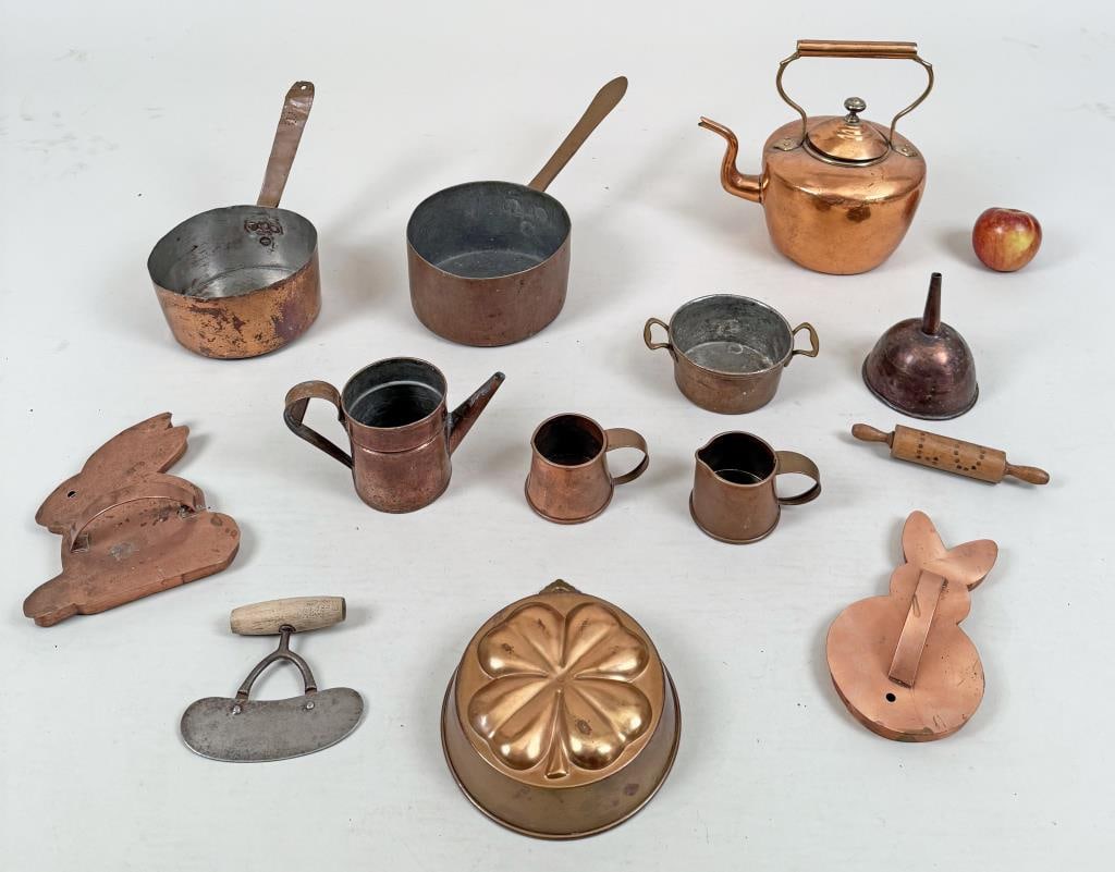 Diverse Group Copper Wares (1 of 9)