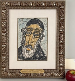 A. Walkowitz. W/C Portrait of a Rabbi 1910