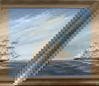 Lundgren, O/B Sailing Full Rig Clipper Ship