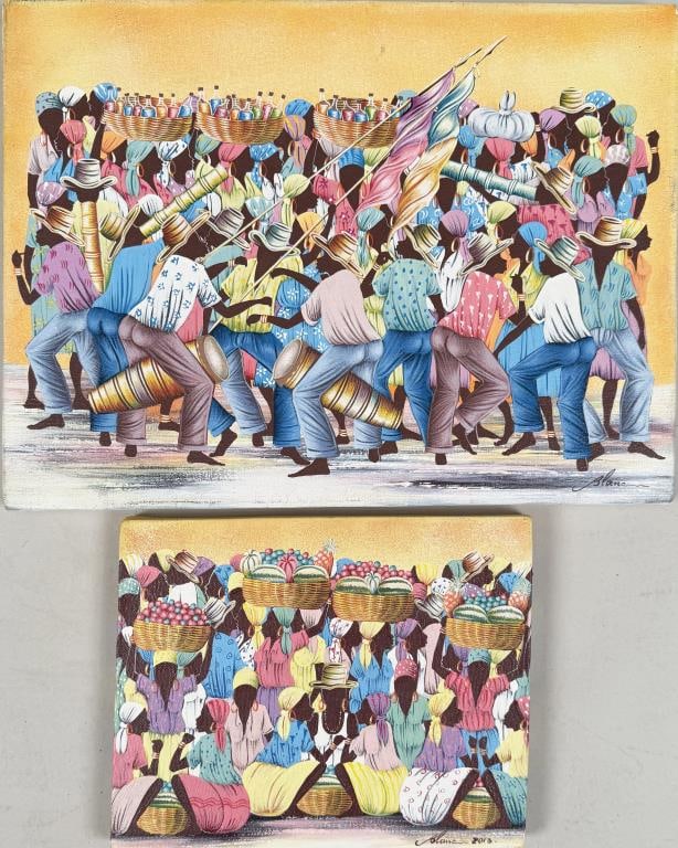 Blanc, Group Two Haitian Paintings (1 of 4)