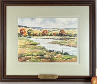 G. Stimmel, W/C Autumn Landscape