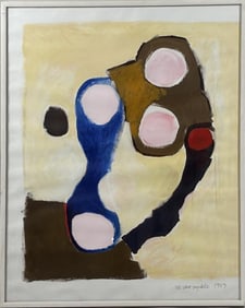 Van Syckle, Untitled A/P Mixed Media Artwork 1989