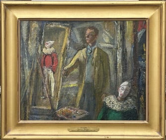 S. Brecher, O/B "Joe" Portrait With Clowns