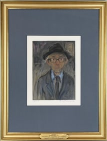 R. Soyer, Serigraph Self Portrait A/P