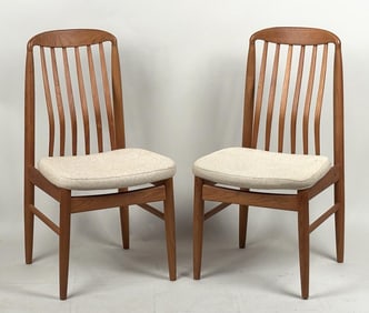 Pair Benny Linden MCM Teak Side Chairs