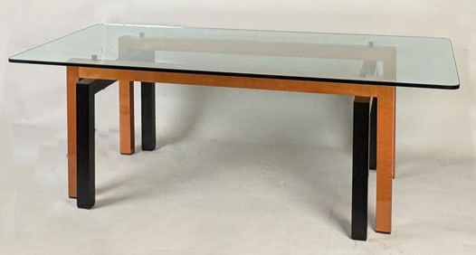 Pietro Costantini MCM Glass & Wood Dining Table