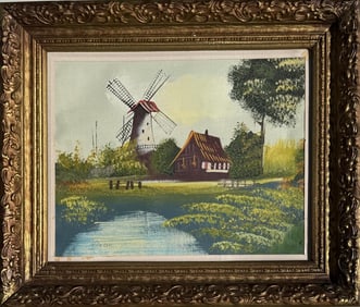 Roem, O/C Windmill Landscape