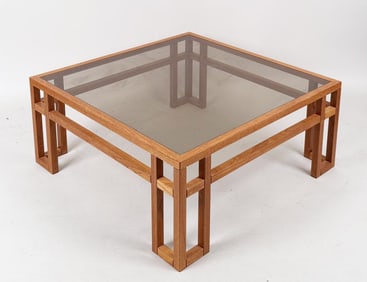 Danish Modern Teak & Glass Coffee Table