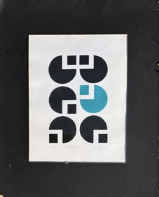 Fritz, MCM Geometric Screenprint "Quarks"