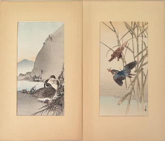 Gesso, Two Woodblock Prints