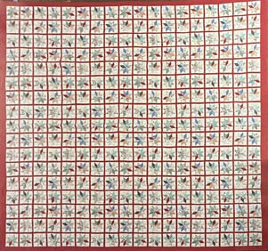 Contemporary Star Design Quilt