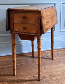English Country Sheraton D/L Work Table