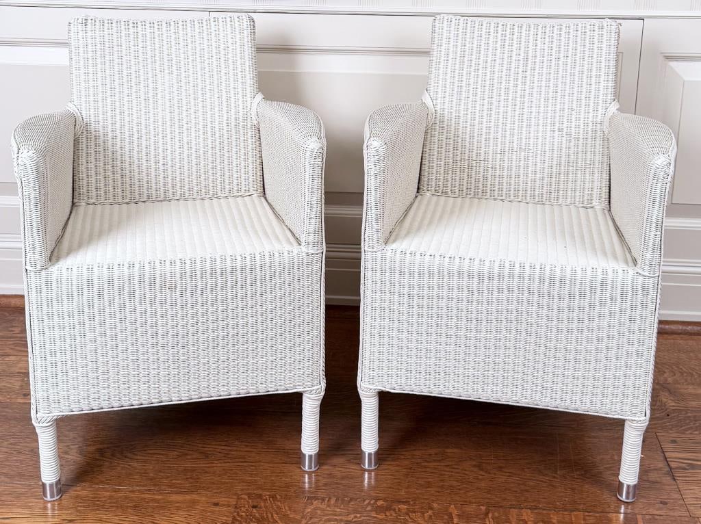 Pair Vincent Sheppard Safi Wicker Club Chairs (1 of 8)