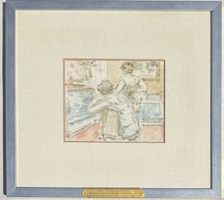 A. Gisson, W/C Two Women In Studio