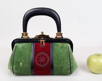 Roberta De Camerino Velvet Handbag