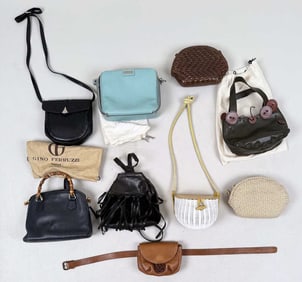 Group Eight Italian Designer Handbags
